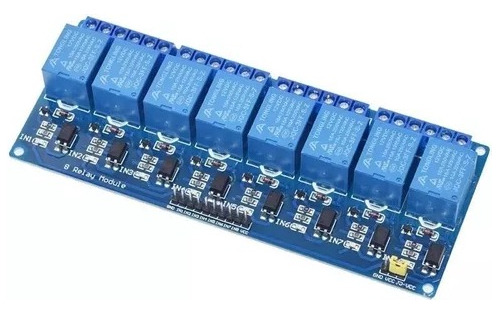 Módulo Relé 8 Canales Arduino Raspberry 12v / 5v Microcontro