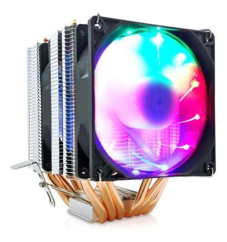 Ventilador Enfriador De Cpu Rgb Disipador De Calor