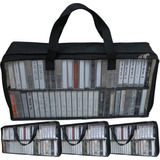 Bolsa Organizadora Transparente Cassettes, Paquete De 4...