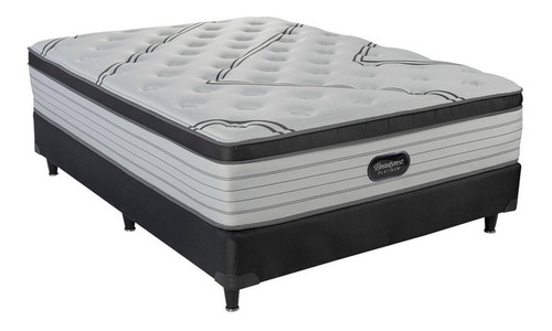 Sommier Y Colchon Simmons Beautyrest Platinum  190 X 140 Cm