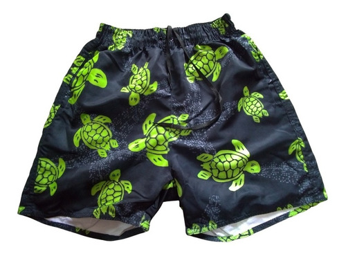   Bermudas Moda Praia Tactel Grosso Kit 3 Shorts