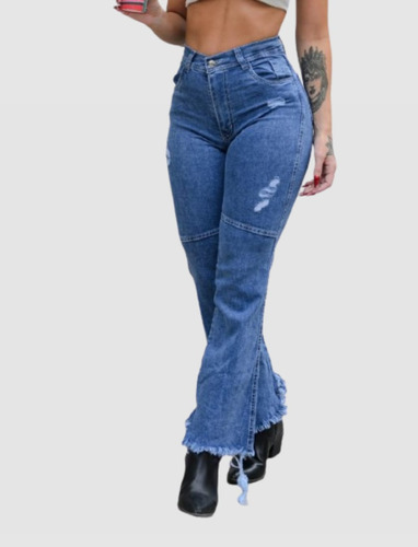 Jeans Mujer Wide Leg Modelos Exclusivos Tedencia !!