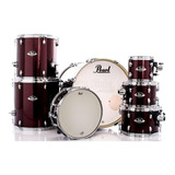 Bateria Pearl Export Exx Series Mahogany Burgundy 22¨,8¨,10¨