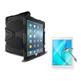 Funda Uso Rudo + Mica Para iPad Air 2 A1566 A1567 Protector 