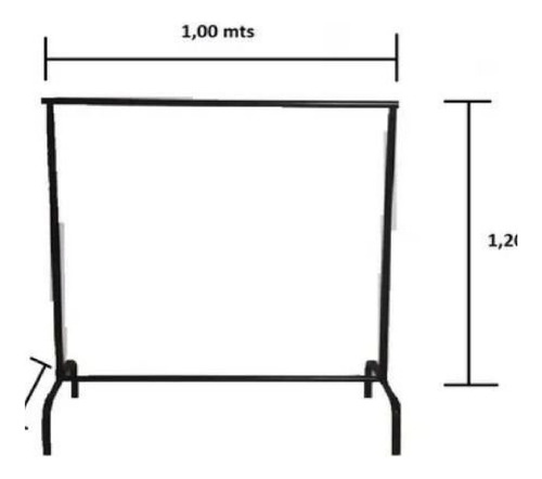 Armario Portátil Desarmable Rack Colgador Ropa Metálico