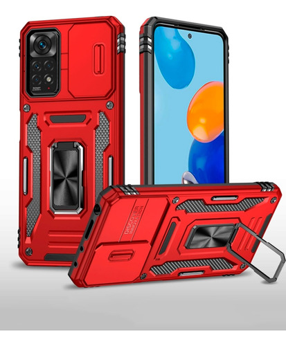 Funda Anti Golpes Anillo 360 Protección Camara Para Xiaomi