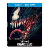 Venom Tom Hardy Steelbook Pelicula Blu-ray + Disco Extra