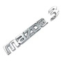 Emblema Alto Relieve Letras Cromado Mazda 3 Mazda 3