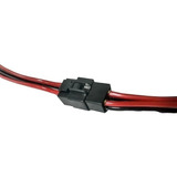 Conector Plug 4 Vias Fio 4,0 Mm Forte Chicote Caixa Som 3 Pc