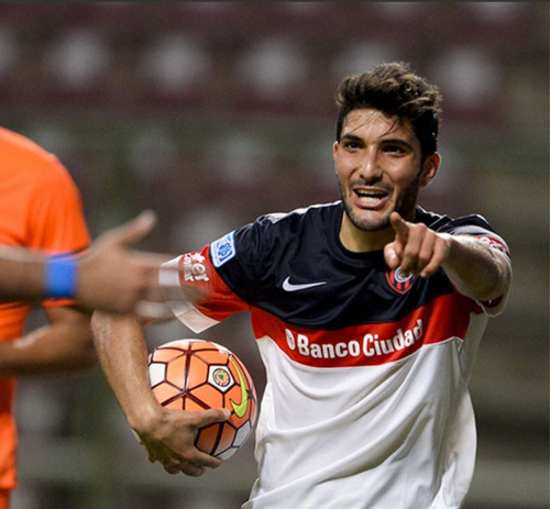 Camiseta San Lorenzo Copa Sudamericana 2016 Suplente. 