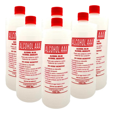Alcohol Absoluto 99.99 G.l. R.a. A.c.s. Etanol Caja 6 L | MercadoLibre