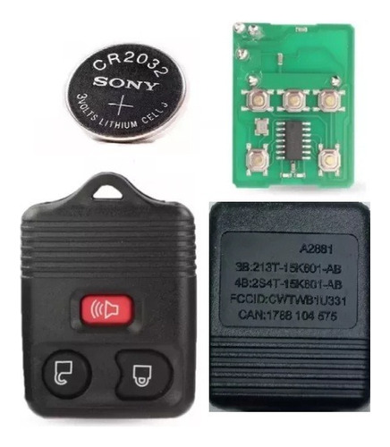 Control Alarma Ford Expedition Explorer Fiesta Escape Ranger