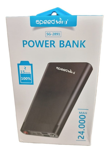 Power Bank Carga Rápida Doble Usb Batería Externa 24000mah