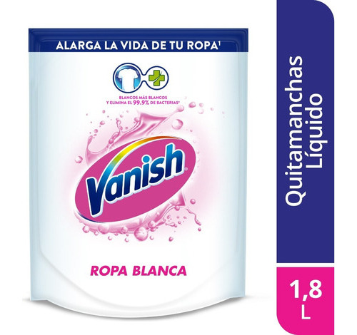 Vanish Quitamanchas Líquido Recarga 1.8