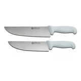 Set X 2 Cuchillo Boker Arbolito Carnicero 15 Y 22,5 Cm Chef