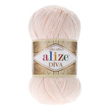 Alize Diva Hilaza Paq 5 Ovillos De 100 Grs (500g Por Paquete