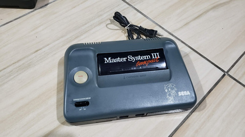 Master System 3 Compact Só O Aparelho Sem Nada. Funcionando 100%. B10