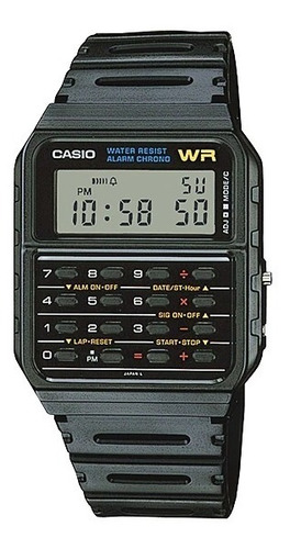 Relógio Casio Vintage Ca53w1z Module 3208 Preto