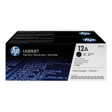 Toner Hp Dual Pack Hp 12a Q2612a 1010 1015 Gta Oficial Hp