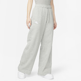 Pantalón Nike Sportswear Club Fleece Mujer Gris