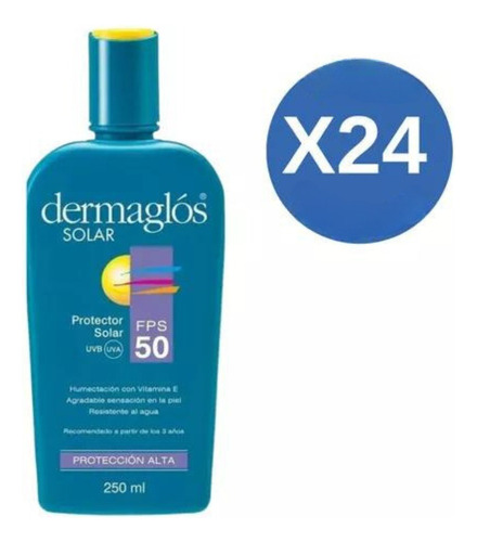 Pack X24 Dermaglós Protector Fps 50 Emulsion 250 Ml