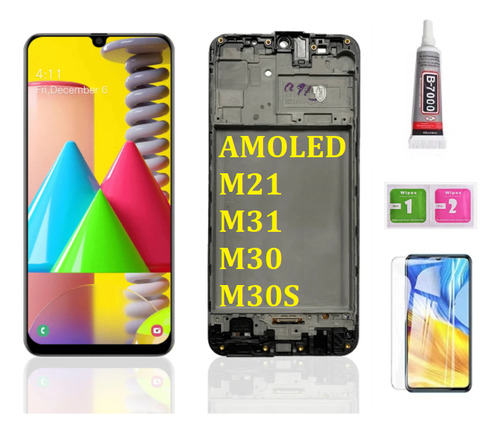 Tela Amoled Compatível Com Samsung M21 M31 M30 M30s