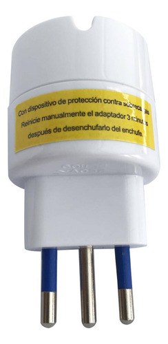 Adaptador Schuko Blanco