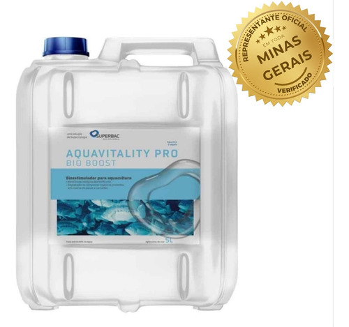 Solução Para Piscicultura Aquavitality Bioboost Pro 5l 