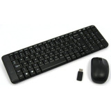 Kit Teclado E Mouse Sem Fio Logitech Mk220 Português Brasil