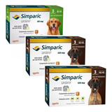 1 Simparic 80mg 20-40kg + 2 Simparic 120mg 40-60kg C/ 3 Comp