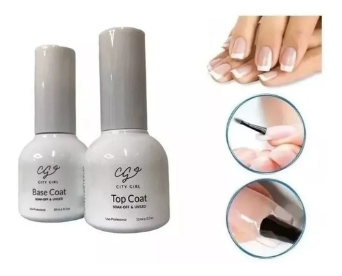 Base Coat O Top Coat Cg Gel Led Uv Semip. Premium