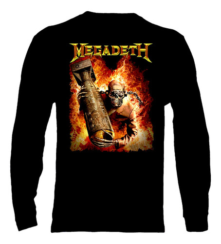 Polera Manga Larga Megadeth - Ver 03