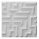 Art3d Paneles Decorativos 3d Diseño Laberinto 12 Pcs Blanco