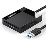 Ugreen - Leitor De Cartão 4x1 Usb 3.0 All-in-one  50cm 30333