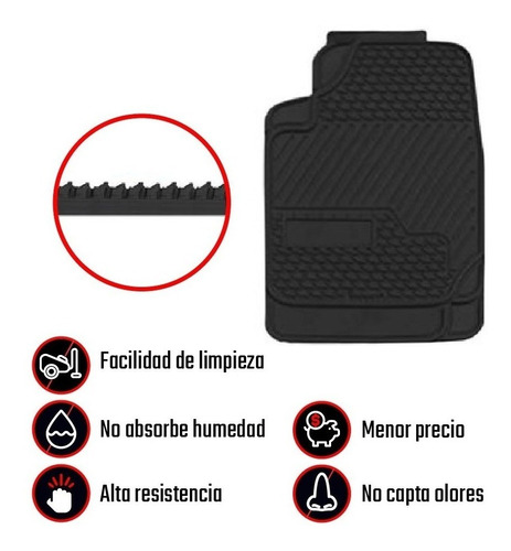 Piso De Jebe Pvc Pesado Para Frontier,versa,sentra,qashqai Foto 3