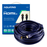 Cabo Hdmi 20 M Mts Metros 2.0 4k 3d 2160p 3 Anos Garantia