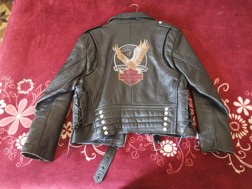 Chamarra De Piel Harley Davidson 