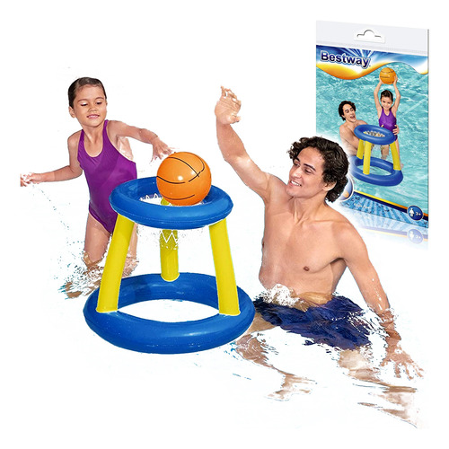 Aro De Basquet Inflable Con Pelota Bestway 52418 Basketball