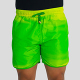 Fade Green Cargo Bañador Masculino Grey Pantaloneta Playera