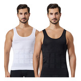 Camisas Para Deportivas Hombre Shapewear Chaleco 2 Pack