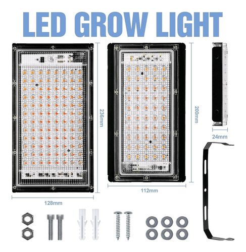 Led Indoor 100w Crecimiento Y Floracion