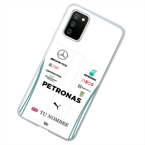 Funda Para Galaxy Mercedes F1 Petronas Con Nombre