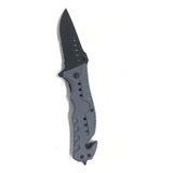 Navaja Cuchillo Supervivencia Gris 970