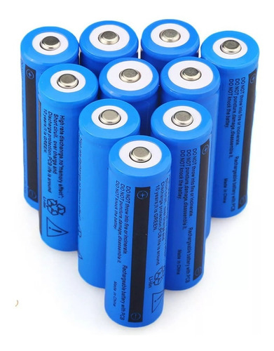 Baterías Recargables 18650 3.7v 6800mah - Pack De 10 - Lint