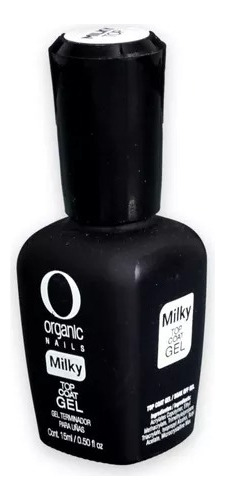 Milky Top Coat Color Gel Organic Nails 15ml