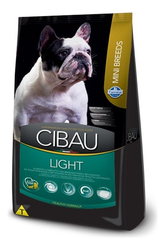 Alimento Cibau Light Mini Para Perro Cachorro De Raza Mini Y Pequeña Sabor Mix En Bolsa De 3kg