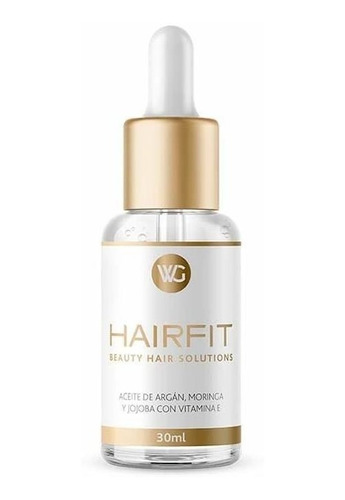 Hairfit Aceite De Argán, Moringa Y Jojoba Con Vitamina E. El