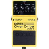 Pedal De Distorsión Bajo Boss Odb-3 Bass Overdrive Cuota