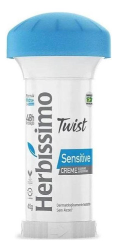 Creme Desodorante Herbíssimo Sensitive Twist 45g