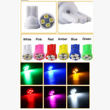 Par Focos De Pellizco T10 4 Led Diferentes Colores